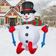 thumbnail image 6 of GOOSH Christmas Inflatables 5.6 FT Snowman on Skis Inflatable with Built-in LEDs, Christmas Inflatables Snowman Blow Up Snowman Inflatables, Outdoor Christmas Decorations Clearance for Xmas Holiday, 6 of 6