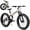 Khaki, variant on QARSWA 26" Folding Fat Tire Mountain Bike, Adult Bicycle, 21-Speed, Dual Disc Brakes, Front Suspension, Black