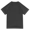 thumbnail image 6 of FORMRS Boys Rash Guard Short Sleeves Swim Shirt Quick Dry UPF 50+ Sun Protection, Sizes 3-12T, Gray Floral, 6 of 6