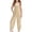 Khaki, variant on GEWSEY Girls Jumpsuit Casual Sleeveless Spaghetti Strap Overalls Harem Long Pants Rompers With Pockets 11-12 Years Gray