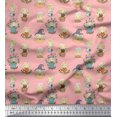 thumbnail image 1 of Soimoi Rayon Crepe Fabric Cute Girl Kids Printed Fabric 1 Yard 46 Inch Wide, 1 of 5