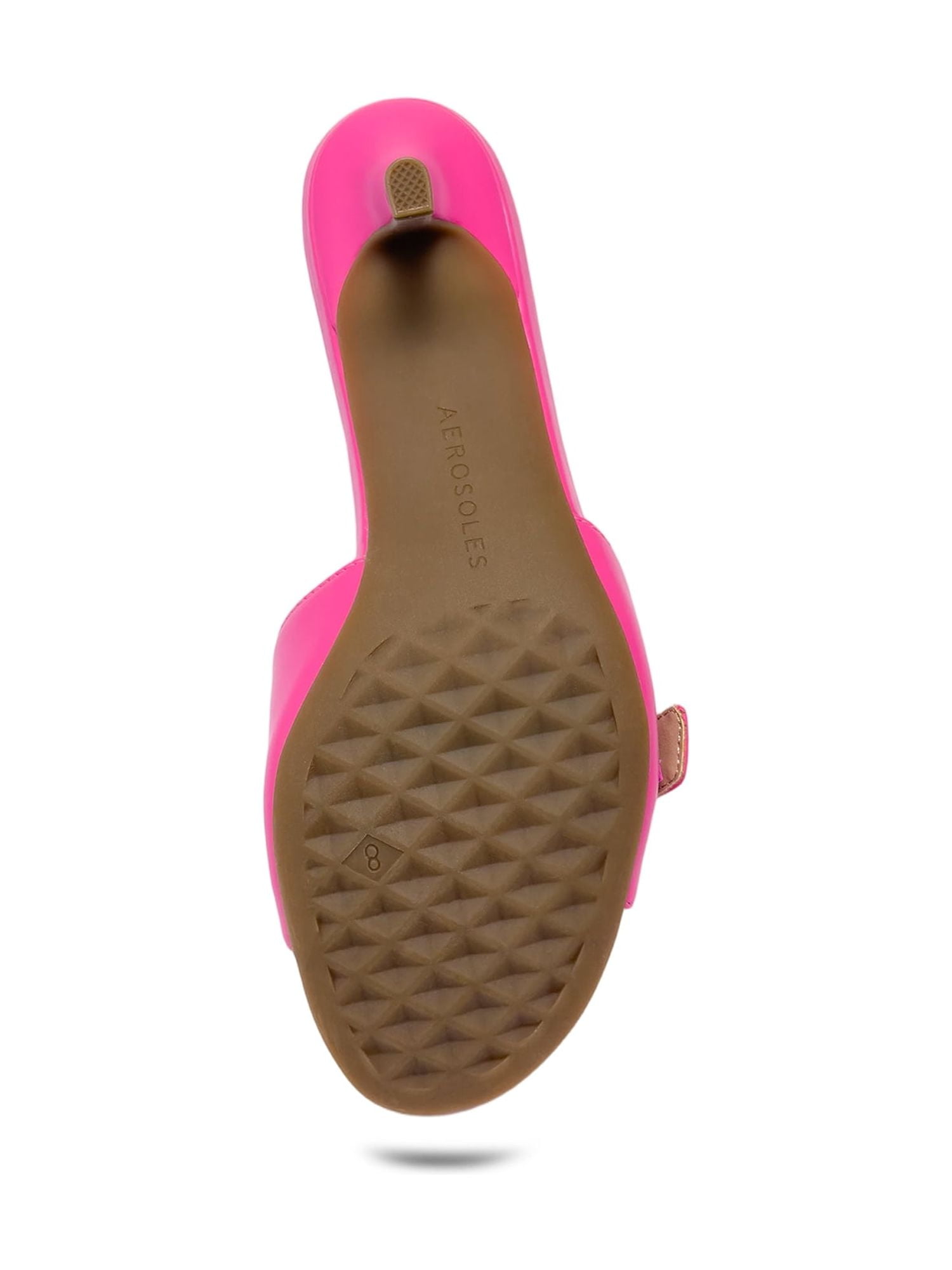 Aerosoles Women's Nea Kitten Heel Buckle Sandal Mules