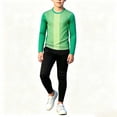 thumbnail image 4 of Kids Goalkeeper Uniform, Multicolor Long Sleeve Football Training Set, Soccer Goalie Jersey & Pants For Boys & Girls Green 7-8 Years, 4 of 5