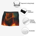 thumbnail image 3 of Gaeub Candle Shepherd Dog Print Men's Boxer Briefs,Super Fit Boxer Briefs for Men,Quick-Dry Underwear with 4-Way Stretch-Large, 3 of 5