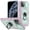 Green Pink, variant on Case for iPhone 11 PRO, Camera Cover Phone Case with Rotation Ring Stand for Apple iPhone 11 PRO - Black