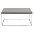 thumbnail image 2 of Eurostyle Teresa Table Basse Carrée en Laque Grise, 2 of 2