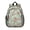 Jack Russell Terrier, variant on Boston Terrier and Floral Orange Backpack for School, Cute School Bag with Adjustable Shoulder Straps and Padded Back, 15"x11.42"x5.5"