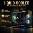 thumbnail image 5 of Evounic Gaming PC Desktop,Ryzen 7 5800X 8-Core,RTX 5060 8GB,32GB RAM,1TB NVME SSD,WiFi6 BT5.4,Liquid Cooled,650W PSU,Windows 11,RGB Keyboard & Mouse, 5 of 9