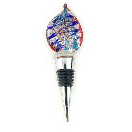 - Teardrop Design Murano Glass Bottle Stopper $ 3.99