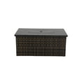 thumbnail image 6 of Better Homes & Gardens Rockport Club 55" x 31" Rectangular Propane Fire Pit Table with Lid - 50,000 BTU, Brown, 6 of 15