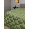 thumbnail image 2 of Olive Green Down Alternative Comforter, Quilt Pattern Traditional Scottish Design Checkered Geometrical, Microfiber Quilt for All Season, 5 Sizes, Dark Green Yellow Brown, by Ambesonne, 2 of 3