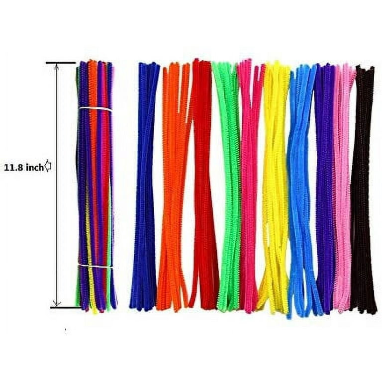 Nrudpqv Pipe Cleaners Glitter Pipe Cleaners Craft 100pcs12 inch Craft Supplies for for Kids Crafts Craft Supplies Art Supplies, Size: One Size
