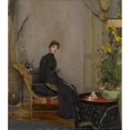 thumbnail image 3 of Tom Roberts 15x17 Black Modern Framed Museum Art Print Titled - Mrs L. A. Abrahams, 3 of 5