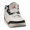 thumbnail image 2 of Toddler's Jordan 3 Retro "Cement Grey" Summit Wht/Fire Red (DM0968 106) - 6, 2 of 6