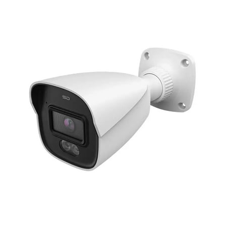 ENS Titanium IP-5IR8S4C1-28 IP 8MP/4K 2.8mm Dual Light Color 98ft LED With Mic Bullet Camera