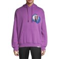 thumbnail image 1 of Sudadera con capucha y estampado gráfico de Elevenparis para hombre, orquídea XL, 1 of 1
