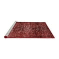 thumbnail image 2 of Ahgly Company Machine Washable Indoor Rectangle Abstract Red Modern Area Rugs, 4' x 6', 2 of 4