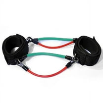 Raindrops JR001B Adjustable 4 Leg Thigh Latex Resistance Band Exercise Strong Tube Ankle Straps