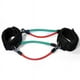 thumbnail image 1 of JR001B Banda de resistencia de látex ajustable para muslos de 4 patas, para gimnasio, fitness, con correas de tobillo de tubo resistente, 1 of 5