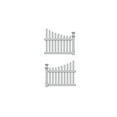 thumbnail image 6 of Fairfield 58"L x 32"W x 86.5"H Vinyl Arbor with Picket Fence Wings and Gate, 6 of 7