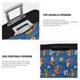 thumbnail image 4 of Haiem Construction Vehicles Luggage Cover Printed Suitcase Covers for Luggage Elastic Washable Suitcase Protector Fits 18-32 Inch Luggage-Large, 4 of 8