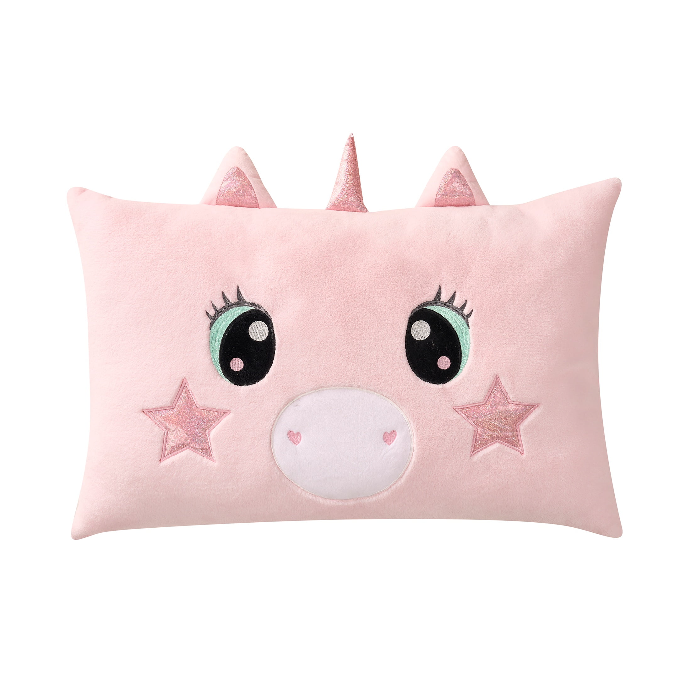 Olivia & Finn 20" x 30" Pink Unicorn Kids Decorative Body Pillow