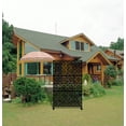 thumbnail image 7 of 6' Solid Black Rectangular Home Furniture Collections Geometric-Designed Decorative Privacy Screen, 7 of 7