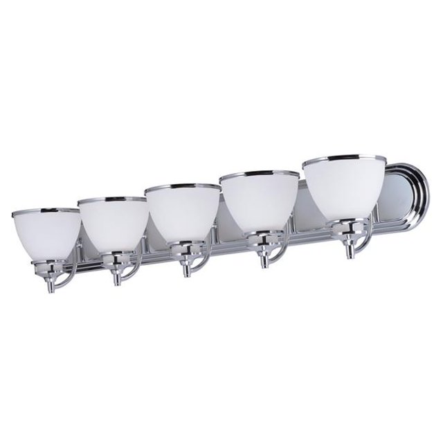 Maxim 21595SWPC Novus 5-Light Bathroom Vanity, Polished Chrome