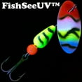 thumbnail image 2 of Panther Martin PMUV_4_RWB FishSeeUV Fishing Spinner Lure - Red/White/Blue - 4 (1/8 oz), 2 of 6