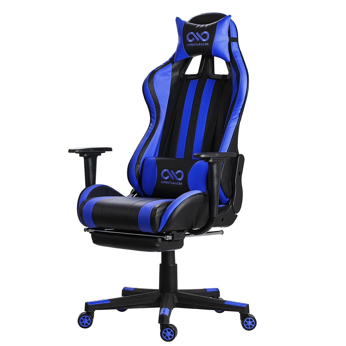 Details about   Gaming Chair Racing Style High-Back Office Swivel Chair 90-180 degree Reclining 