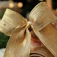 thumbnail image 2 of Christmas Ribbon Gold Powder Decorative Bow Material Christmas Ribbon Decoration, 2 of 8