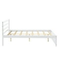 BTMWAY Full Bed Frame with Headboard, Modern Full Platform Bed Frame