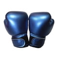 thumbnail image 1 of Yuarrent 1 par de guantes de boxeo para niños, entrenamiento de cuero, Sparring, Fitness, gimnasio, entrenamiento, guantes para niños, Boxers Boxeo Azul, 1 of 6