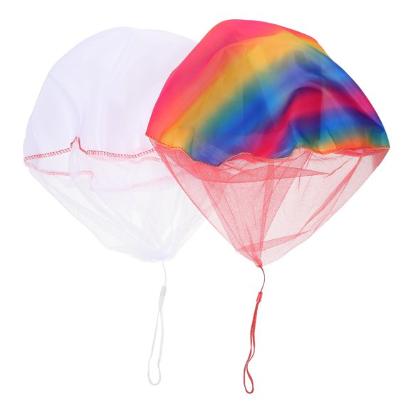 2pcs Hand Throw Parachute Toys Outdoor Parachute Toys Kids Parachute Toys