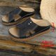 thumbnail image 5 of Mujeres Zapatillas de Verano de Moda Casual Versátil Playa Peep-Toe Abierto-Toe Cuña Tacones Zapatillas para la Primavera Y el Verano, 5 of 9