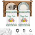 thumbnail image 5 of Spring Easter Kitchen Towels Set of 3, Watercolor Colorful Eggs Floral Botanical Absorbent Dish Towels for Kitchen, Microfiber Hand Towel, Quick Drying Tea Towel for Cleaning Decorative Dishcloths, 5 of 7