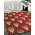 thumbnail image 2 of Ahgly Company Indoor Rectangle Patterned Shocking Orange Area Rugs, 4' x 6', 2 of 6