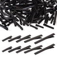 thumbnail image 1 of Pinzas para pelo de cocodrilo FASHEWELRY, color negro, 100 unidades, 5 tamaños, 1 of 7