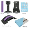 HONGJING Spine Deck, Back Stretcher 3 Level Adjustable Cracking Spine Board for Lumbar Back Pain