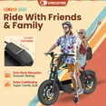 thumbnail image 3 of Gyrocopters Vortex Electric Ride-on | 32 km/h speed | 28 km range | 470 W peak motor | UL-2272 safety approved | Fat tire E bike for adults/youth, 3 of 9