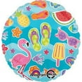 thumbnail image 4 of SUNGLASSES Happy Birthday Balloons Decoration Supplies Summer Luau Flamingo, 4 of 7