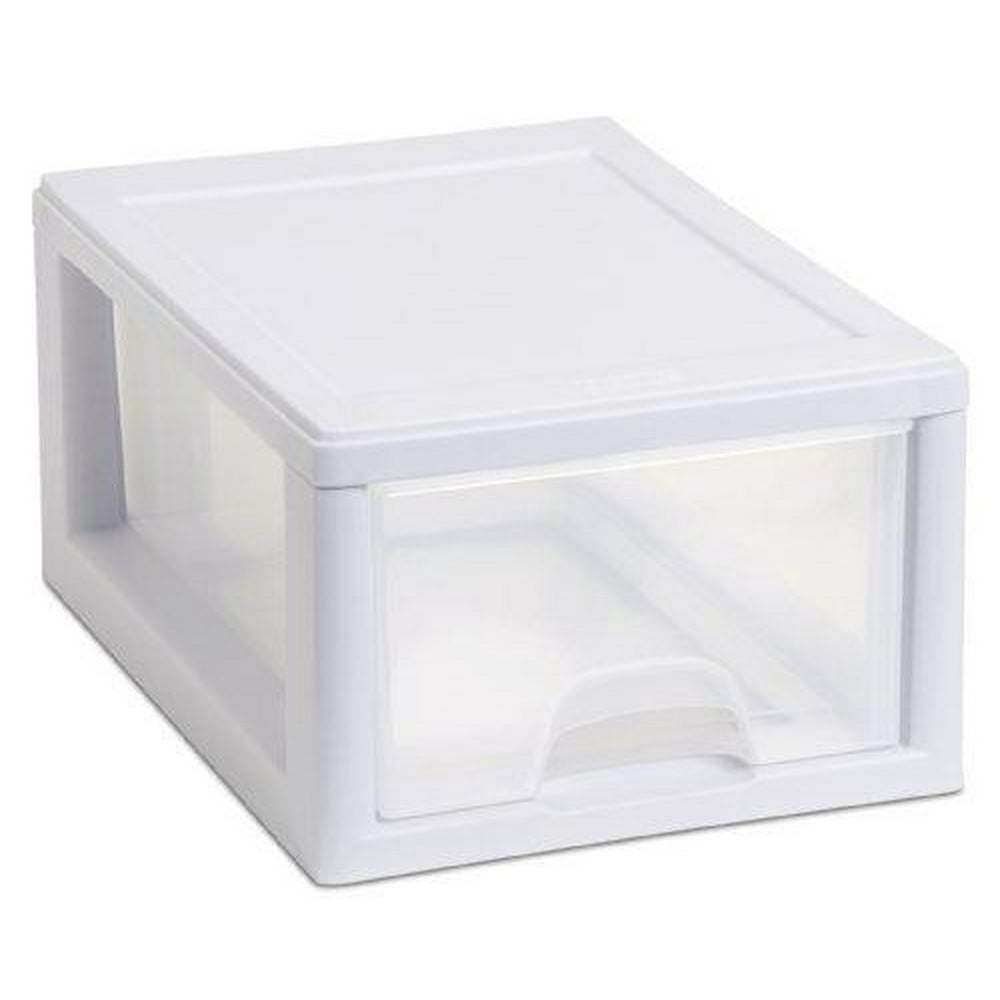 sterilite corp. 20518006 sterilite stackable storage drawer 12 7/8" d x