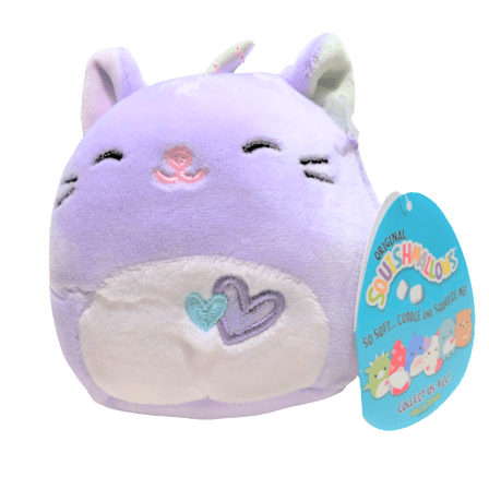 Squishmallows Valentine's Day 5 inch Jules the Artist Plush Toy, Huggable, Warm and Cuddly Gift for All Ages