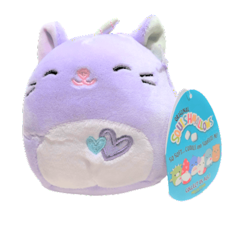 Squishmallows Valentine's Day 5 inch Jules the Artist Plush Toy, Huggable, Warm and Cuddly Gift for All Ages