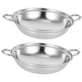 thumbnail image 4 of WRITWAA 2Pcs Stainless Steel Cookware with Heat Resistant Features for Families, 4 of 6