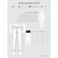 thumbnail image 6 of Ma Croix Mens Stripe Track Pants Skinny Fit Elastic Athletic Training Joggers, 6 of 6
