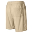 thumbnail image 4 of Domuza Corduroy Shorts for Men Casual Elastic Waist Drawstring Shorts for Men with Pockets Yellow M, 4 of 4