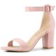 thumbnail image 1 of Sandalias de Tacón Alto Allegra K Rosa Claro 44, 1 of 7