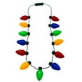 thumbnail image 2 of Mardi Gras Spot LED Christmas Light Up Bulb Necklace with 13 Bulbs (Each), 2 of 3