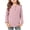 Pink, variant on QIbmong Infants Toddler Girls Long Sleeve Shirts Crew Neck Ribbed Knit Tops Kids Casual Fall Winter Looses Pullover Undershirts for Back to School(1-2Years,Yellow)